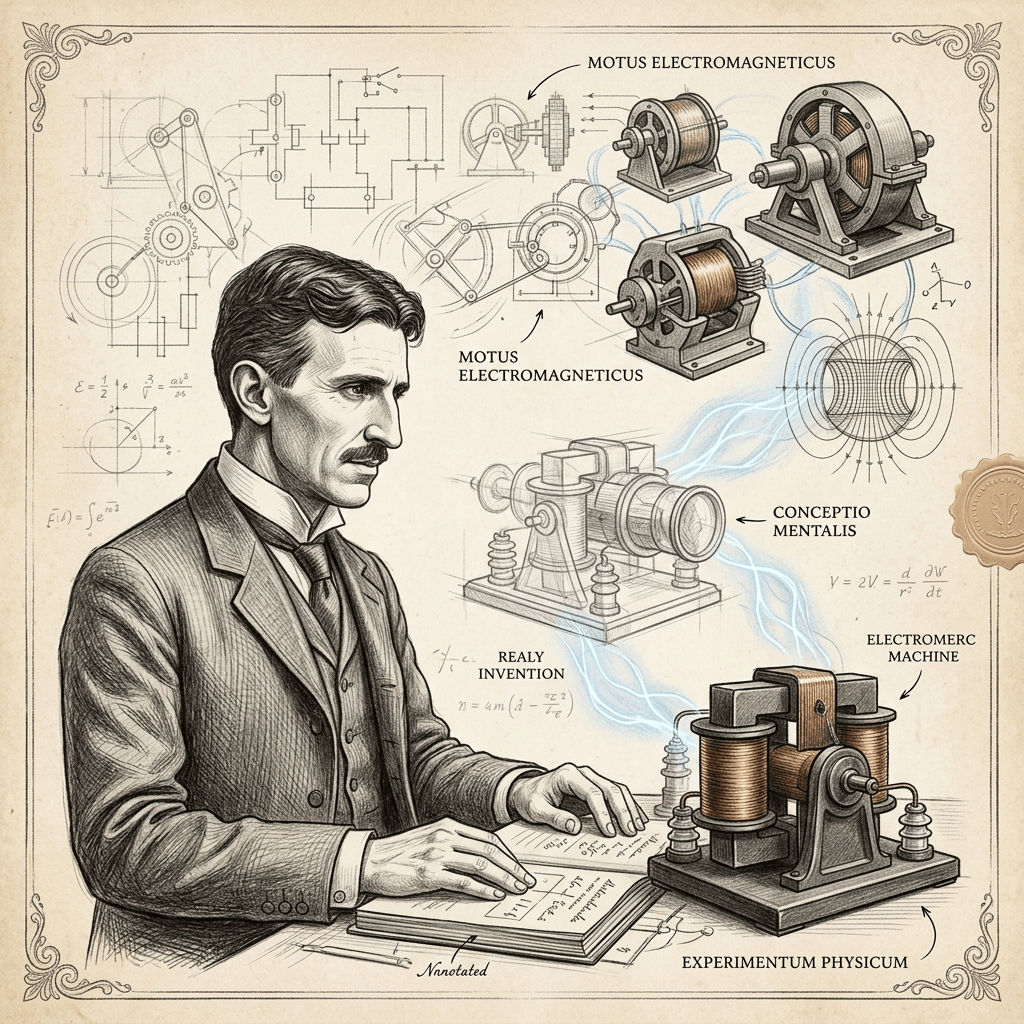 The Quantum Architect: Nikola Tesla and the Neurobiology of Creative Vision